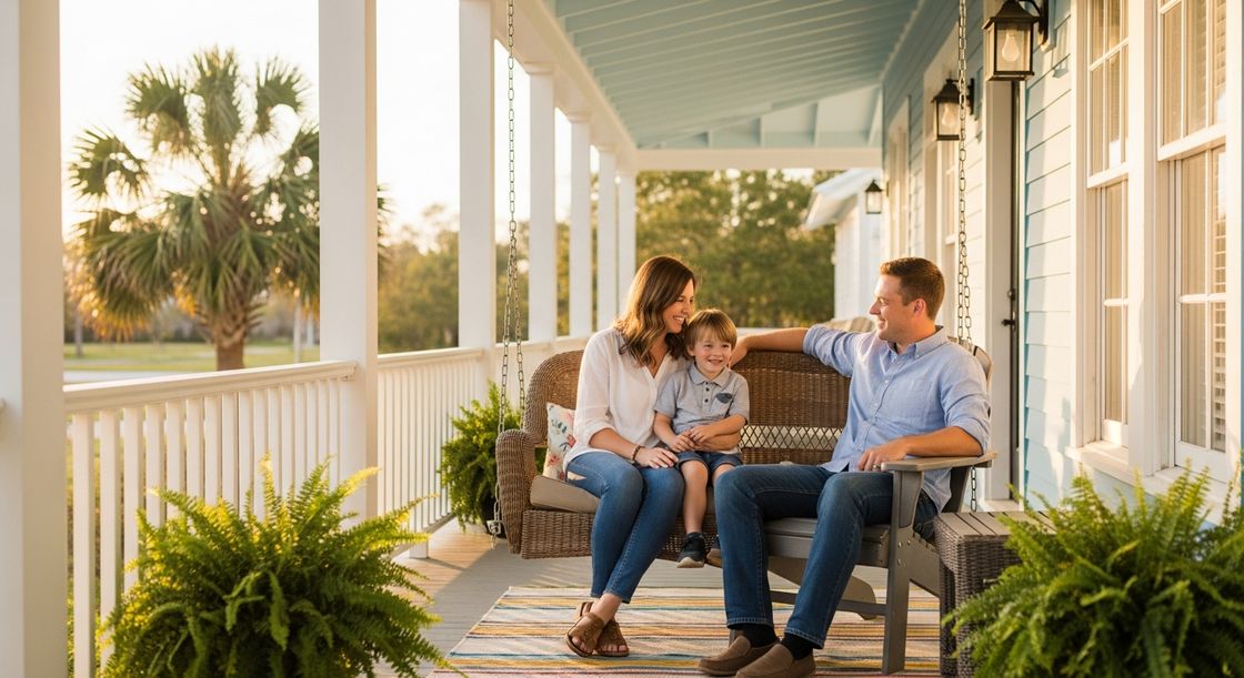 A family relaxing at home, pest-free